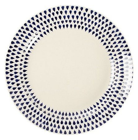 Indigo Drop - Dinner Plate