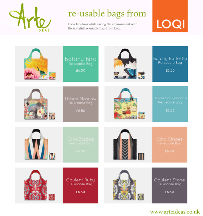 LOQI Re-usable Bags