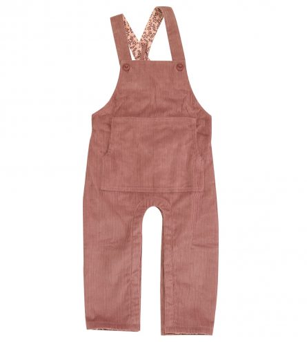 Lined Dungarees - Rose