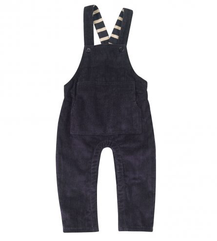 Lined Dungarees - Navy