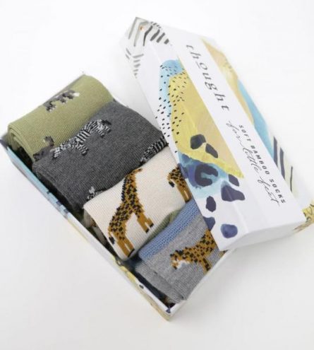 Zoological Bamboo Socks Gift Set (Pack 4)