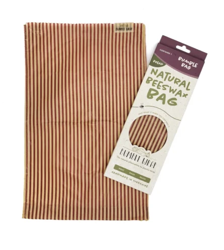 Bumble Bread Bag - Red Stripes