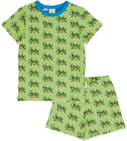 Maxomorra Picnic Grasshopper Pyjama Set SS